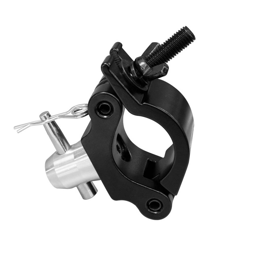 DuraTruss DT PRO Clamp halfcoupler 50 mm met halve truss spigot zwart afbeelding