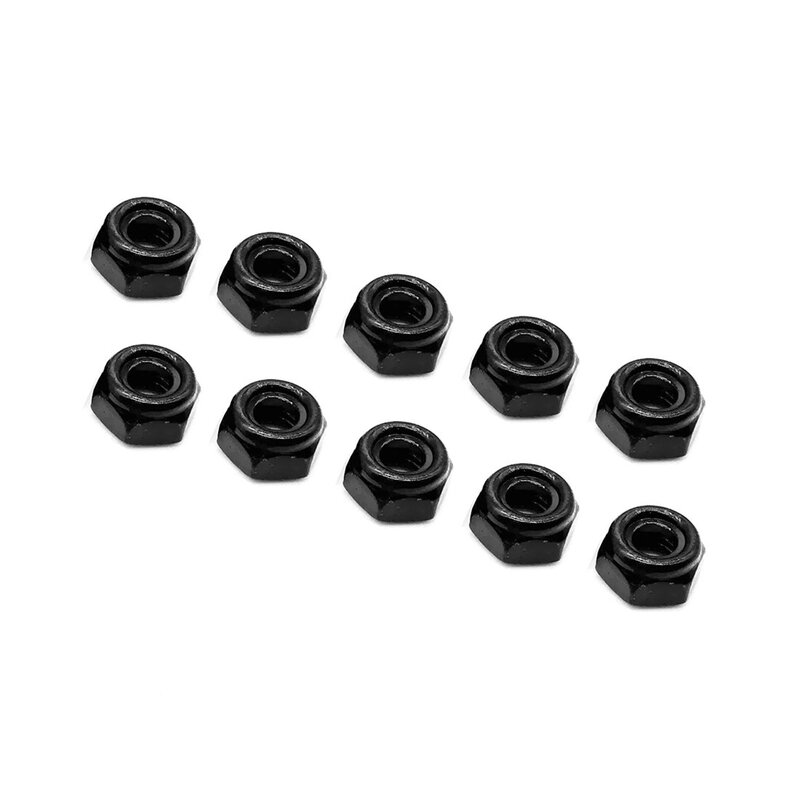 DT Nut M10 borgmoer zwart (10 stuks)