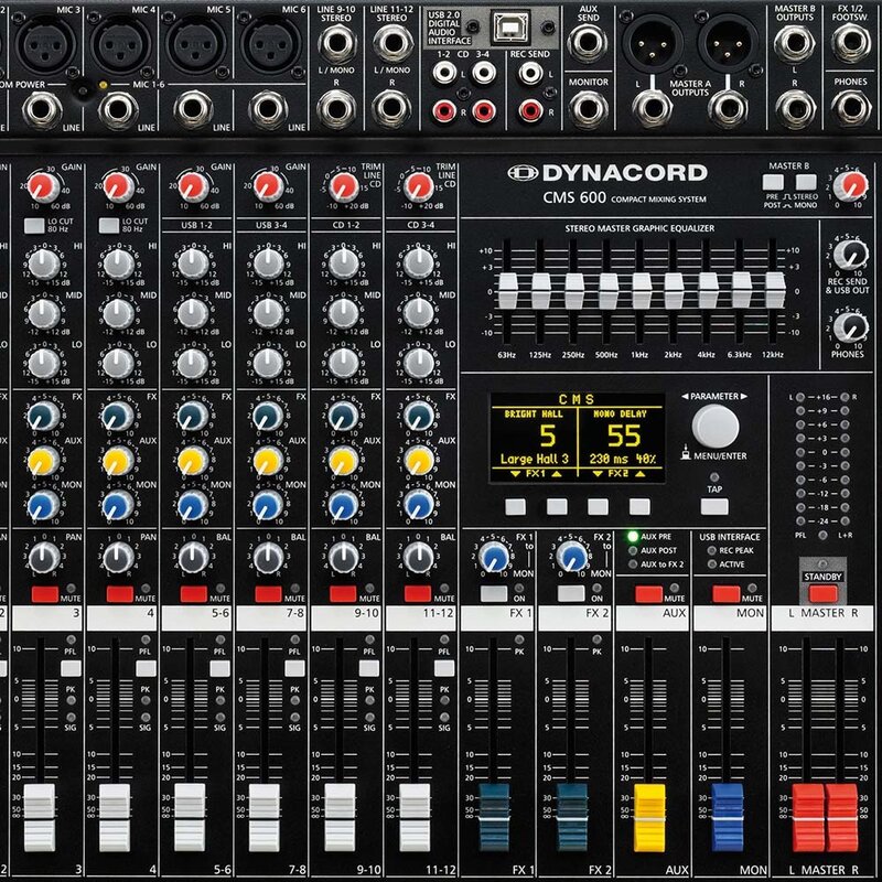 CMS600-3 8-kanaals mengpaneel