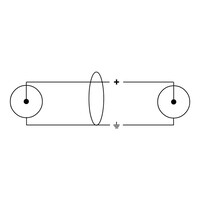 CFU 0.6 CC Rean stereo RCA tulpkabel 60cm