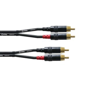 Cordial CFU 0.3 CC Rean stereo RCA tulpkabel 30cm