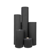 Showgear Dekomolton podiumrok scheurdoek 100cm x 60m 160 g/m² zwart Dekomolton podiumrok scheurdoek 100cm x 60m 160 g/m² zwart