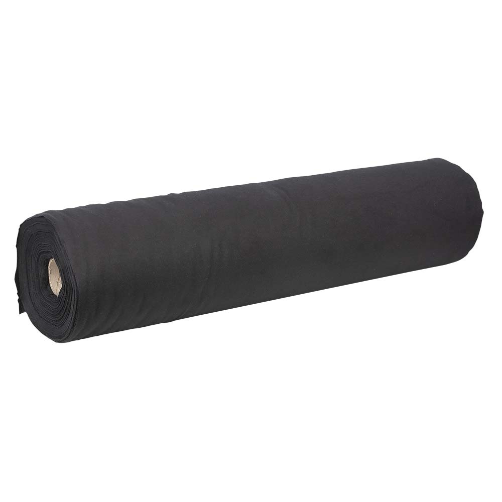 Wentex Dekomolton podiumrok scheurdoek 80cm x 60m 160 g/m² zwart afbeelding