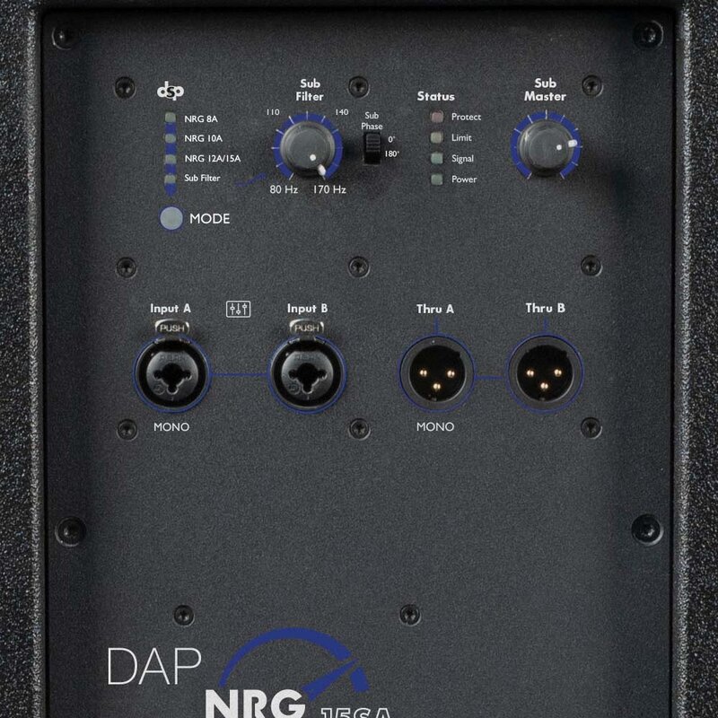 DAP NRG-15SA actieve subwoofer 15 inch NRG-15SA actieve subwoofer 15 inch