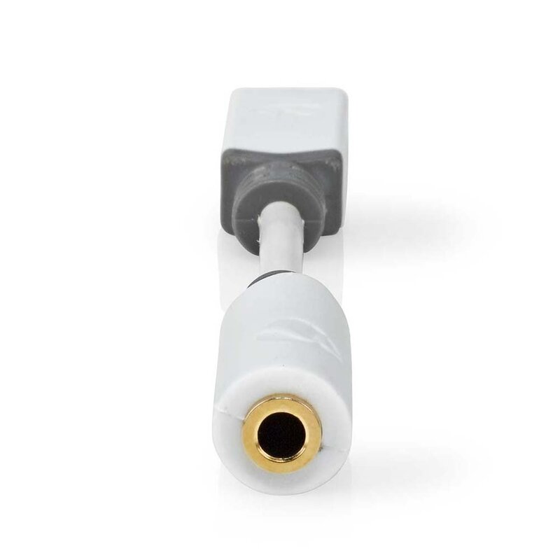 Nedis USB 2.0 Adapter C naar 3,5 mm minijack 10 cm USB 2.0 Adapter C naar 3,5 mm minijack 10 cm