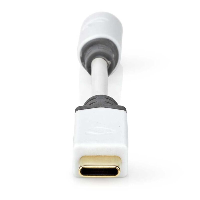 Nedis USB 2.0 Adapter C naar 3,5 mm minijack 10 cm USB 2.0 Adapter C naar 3,5 mm minijack 10 cm