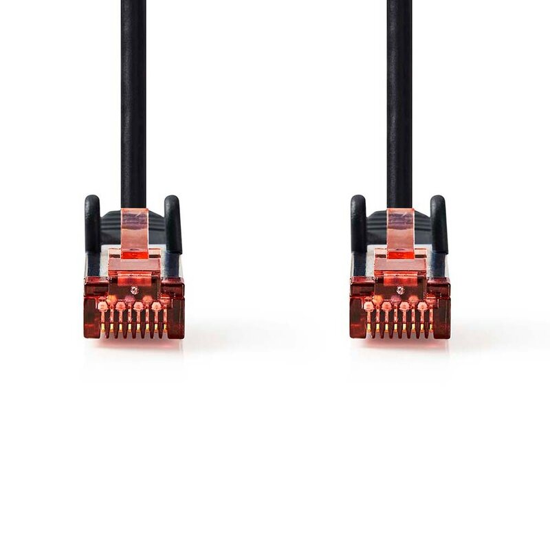 Nedis CAT6 S/FTP Netwerkkabel RJ45 10 m zwart CAT6 S/FTP Netwerkkabel RJ45 10 m zwart