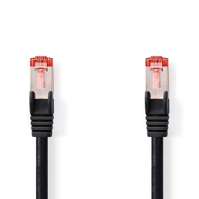 Nedis CAT6 S/FTP Netwerkkabel RJ45 2 m zwart CAT6 S/FTP Netwerkkabel RJ45 2 m zwart
