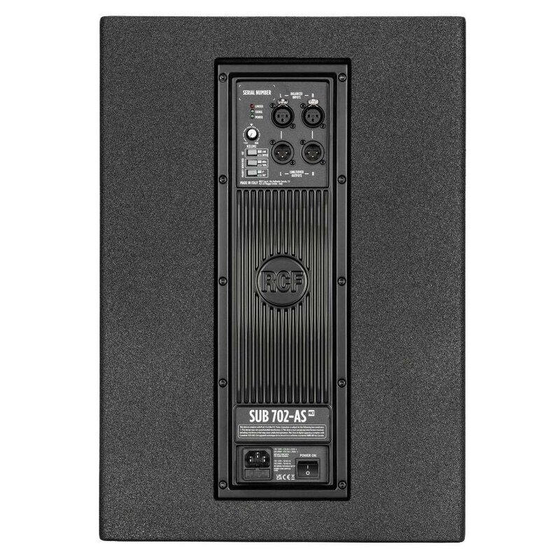 RCF SUB 702-AS MK3 Actieve subwoofer 12 inch SUB 702-AS MK3 Actieve subwoofer 12 inch