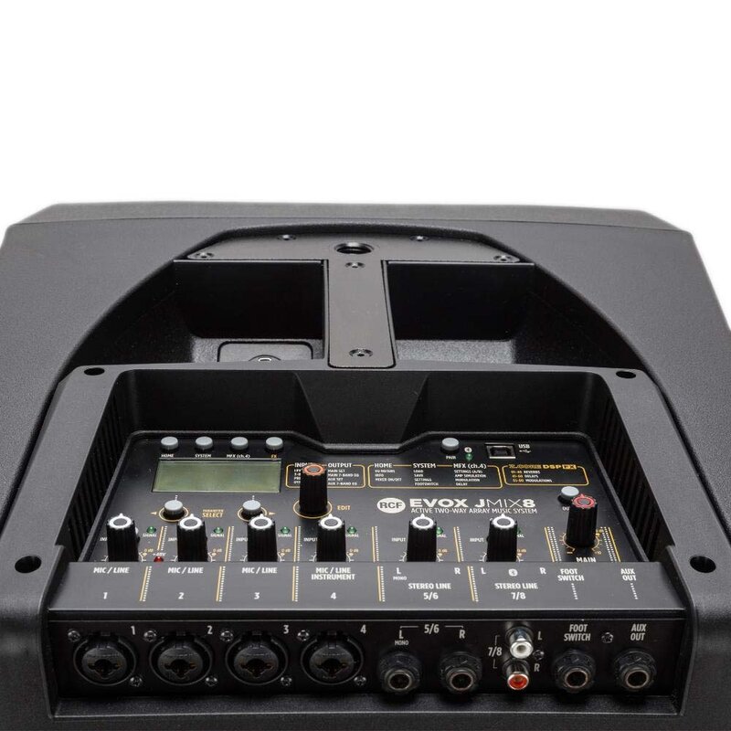 EVOX JMIX8 actief array PA systeem met mixer