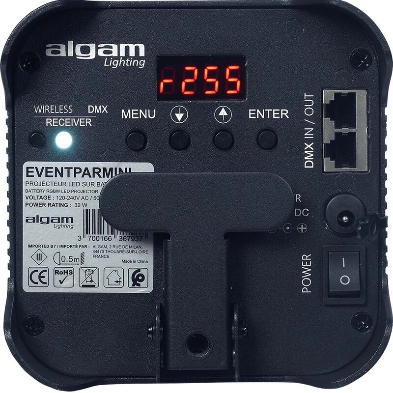 Eventpar Mini LED-par op accu 4x 10W RGBW