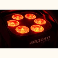 Eventpar LED-par op accu 6x 12W RGBWAUV