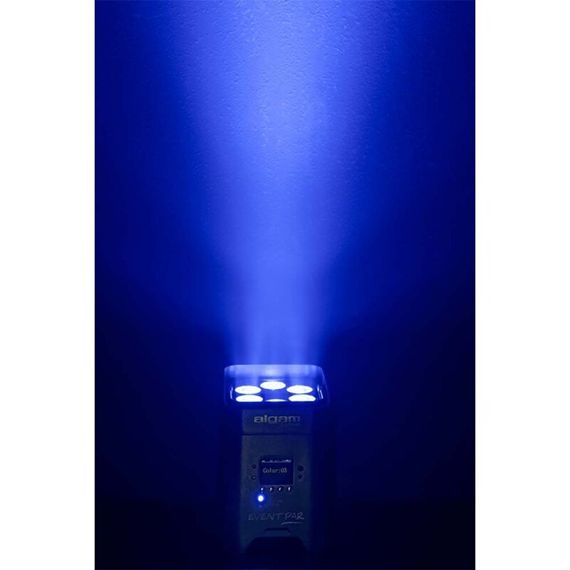 Eventpar LED-par op accu 6x 12W RGBWAUV