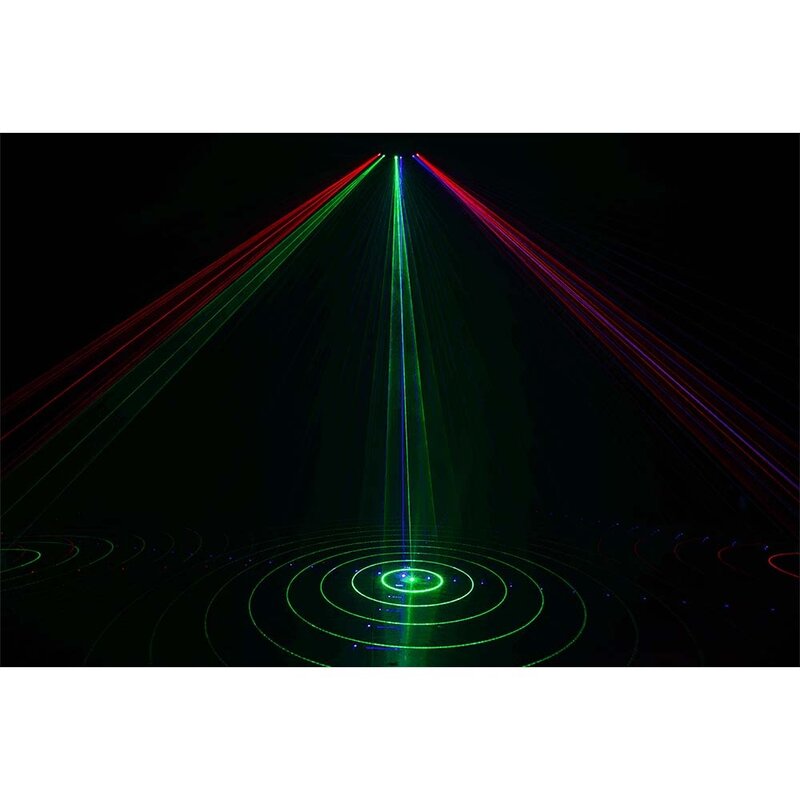 Spectrum Six RGB laser met 6 bundels 260mw