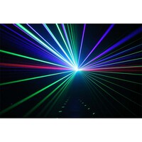 Spectrum Six RGB laser met 6 bundels 260mw