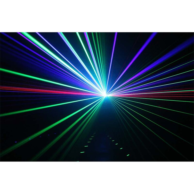 Spectrum Six RGB laser met 6 bundels 260mw