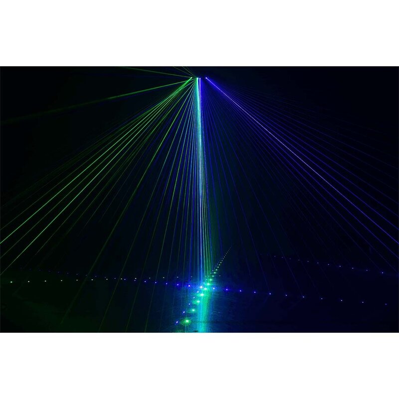 Spectrum Six RGB laser met 6 bundels 260mw