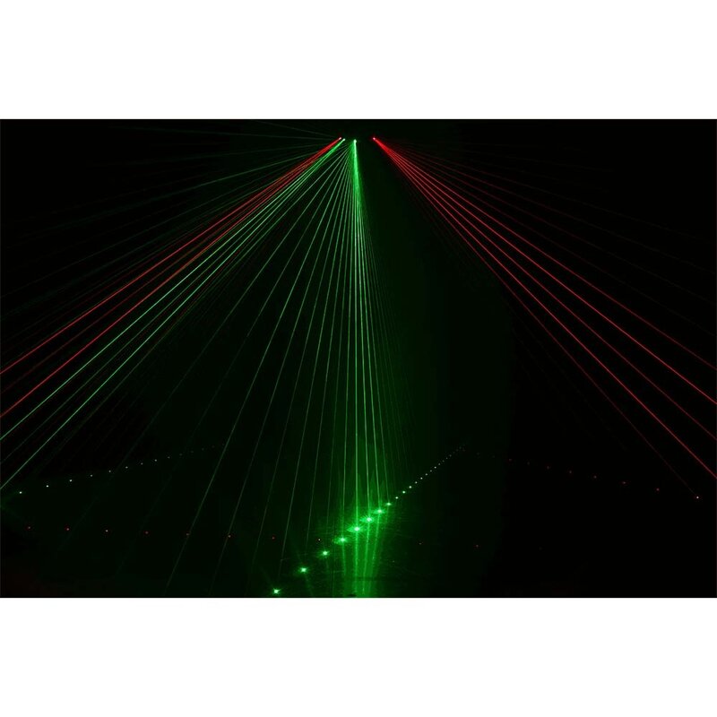 Spectrum Six RGB laser met 6 bundels 260mw