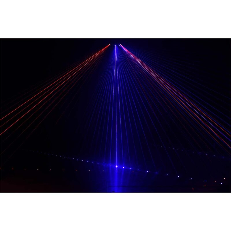 Spectrum Six RGB laser met 6 bundels 260mw