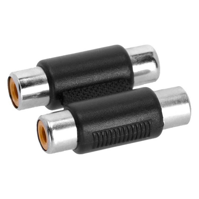 4 Star AT RF2 RF2 2x RCA female naar 2x RCA female verloopadapter