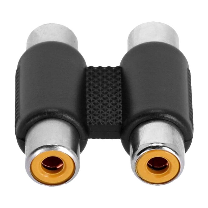 4 Star AT RF2 RF2 2x RCA female naar 2x RCA female verloopadapter