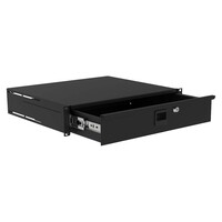 Penn Elcom R2292-2UK racklade met slot 2HE 385mm diep R2292-2UK racklade met slot 2HE 385mm diep