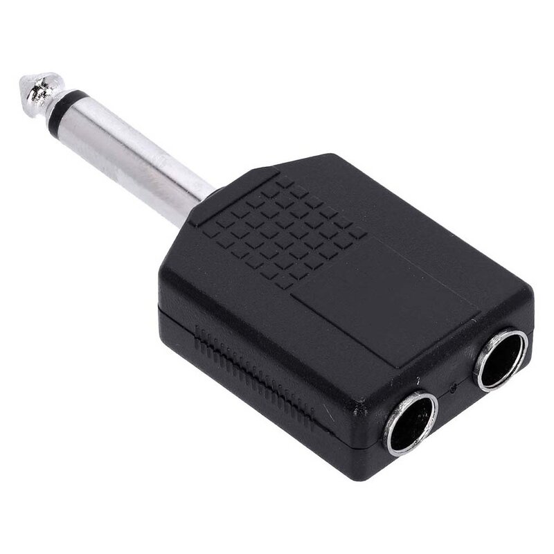 4 Star AY JF2 JM2 verloopadapter 1x jack mono male naar 2x jack mono female