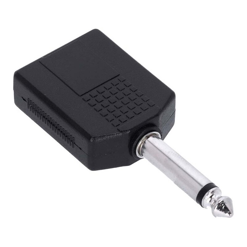 4 Star AY JF2 JM2 verloopadapter 1x jack mono male naar 2x jack mono female