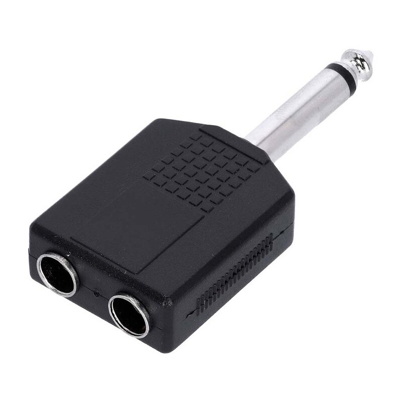 4 Star AY JF2 JM2 verloopadapter 1x jack mono male naar 2x jack mono female