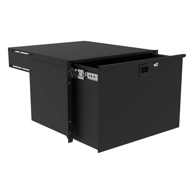 R2292-18-7UK racklade met slot 7HE 485mm diep