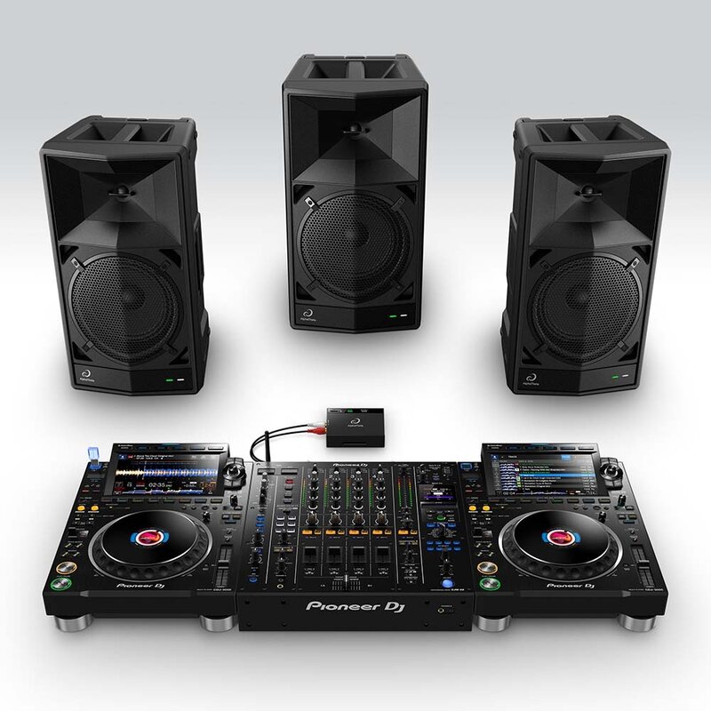 WAVE-EIGHT draagbare speaker op accu 8 inch met BT