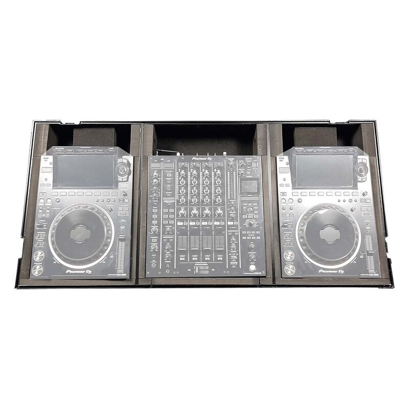 CDJ 3KA9 flightcase voor 2x CDJ-3000 + DJM-A9