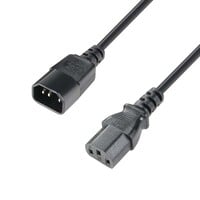 Adam Hall 4 Star PLK 0050 IEC Euro verlengkabel 3x1,5mm 0,5m 4 Star PLK 0050 IEC Euro verlengkabel 3x1,5mm 0,5m