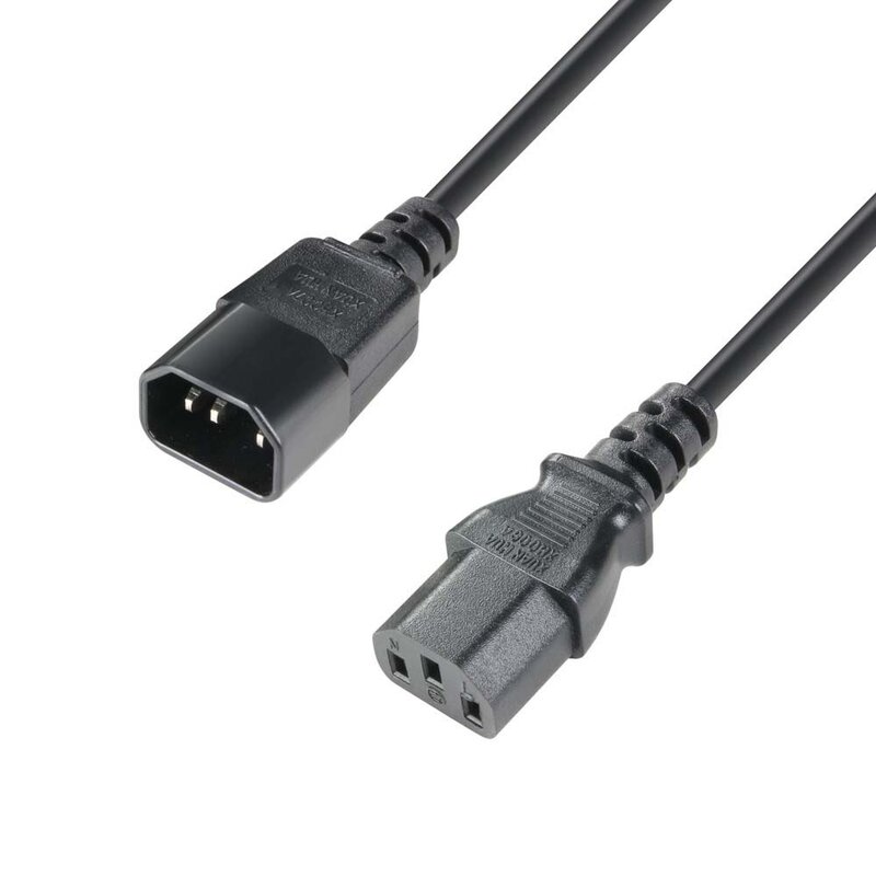 Adam Hall 4 Star PLK 0200 IEC Euro verlengkabel 3x1,5mm 2m 4 Star PLK 0200 IEC Euro verlengkabel 3x1,5mm 2m