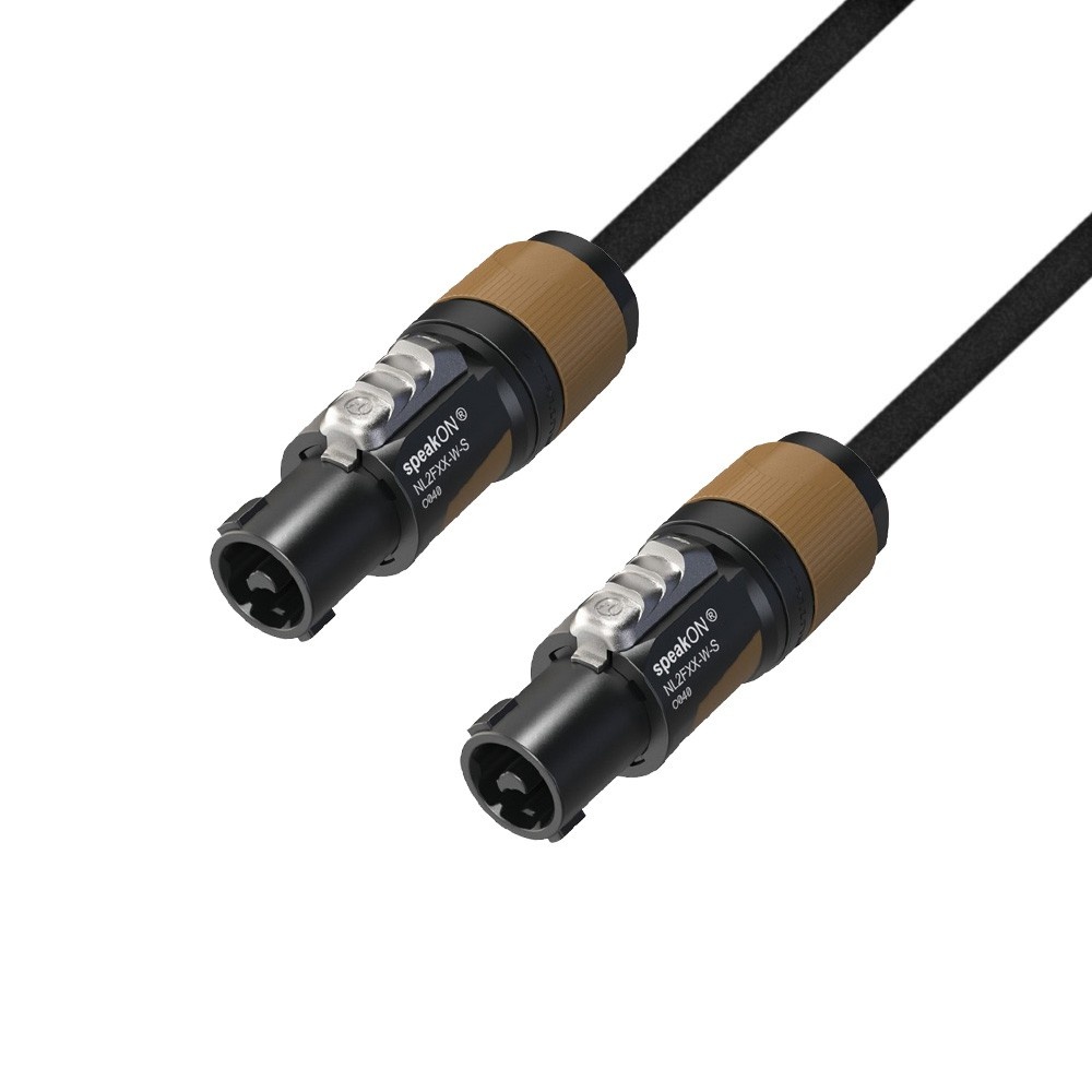 Adam Hall 5 Star S215SS 0200 speakON speakerkabel 2x1.5mm 2m afbeelding