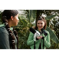 MV7+ podcast-microfoon zwart