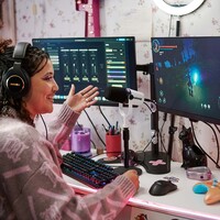 MV7+ podcast-microfoon wit