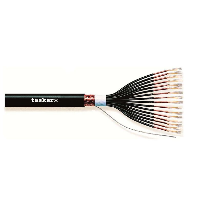 C312 afgeschermde audio multikabel 12x2x0,22mm 100m