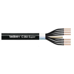 Tasker C282 Super Pro speakerkabel 8x4mm zwart 100m