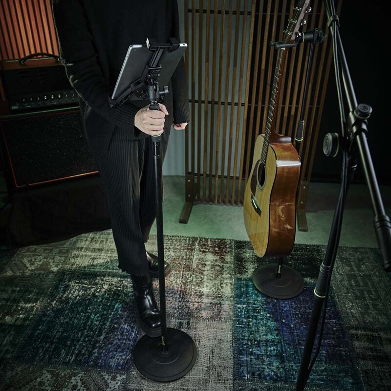 MA TTH 02 SET2 one-hand microfoonstatief met tablethouder