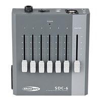 SDC-6 6-kanaals DMX controller