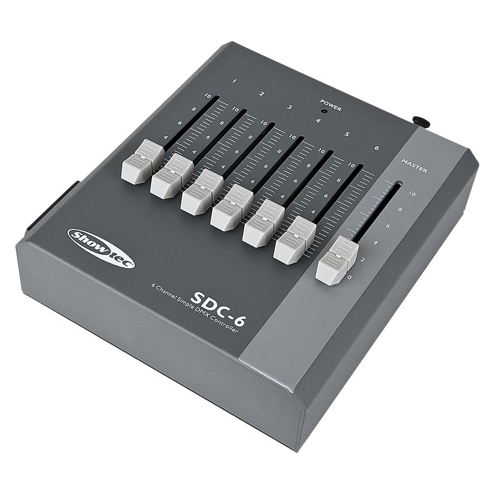 Showtec SDC-6 6-kanaals DMX controller afbeelding