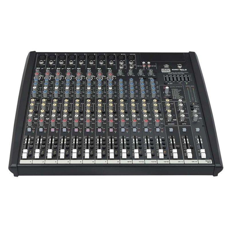 DAP GIG-164CFX 16-kanaals PA-mixer met effecten GIG-164CFX 16-kanaals PA-mixer met effecten