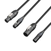 5 Star HTCON 5D 0150 powerCON True1 & 5p XLR stroom & DMX combikabel 1,5m