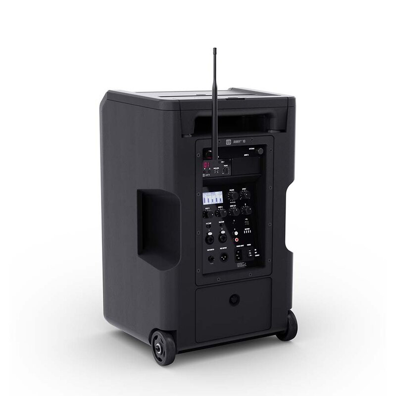 LD Systems ANNY 10 HHD B6 mobiele accu speaker met draadloze microfoon ANNY 10 HHD B6 mobiele accu speaker met draadloze microfoon