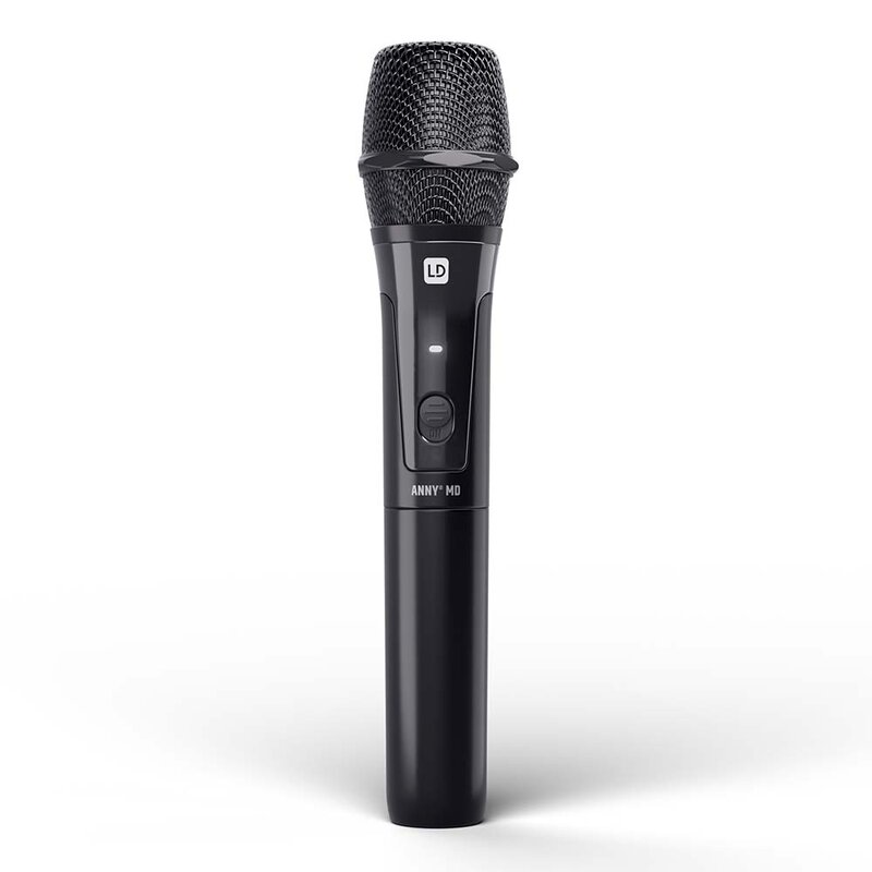 LD Systems ANNY 10 HHD B6 mobiele accu speaker met draadloze microfoon ANNY 10 HHD B6 mobiele accu speaker met draadloze microfoon