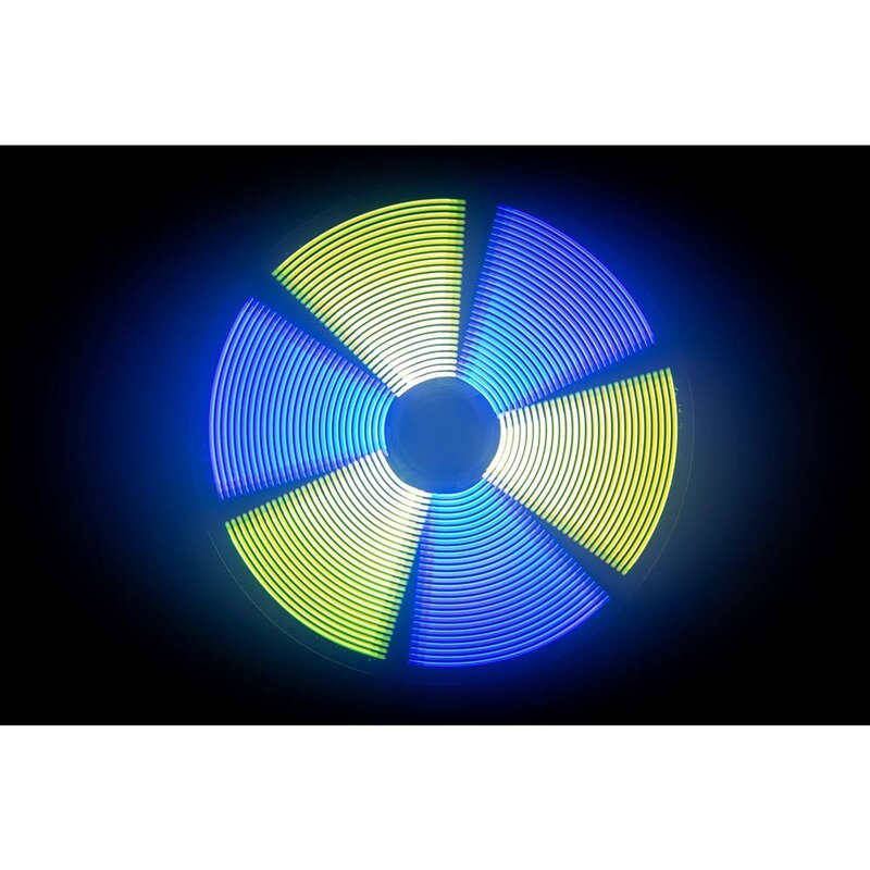 LED FAN RGB ventilator met lichteffecten 100W