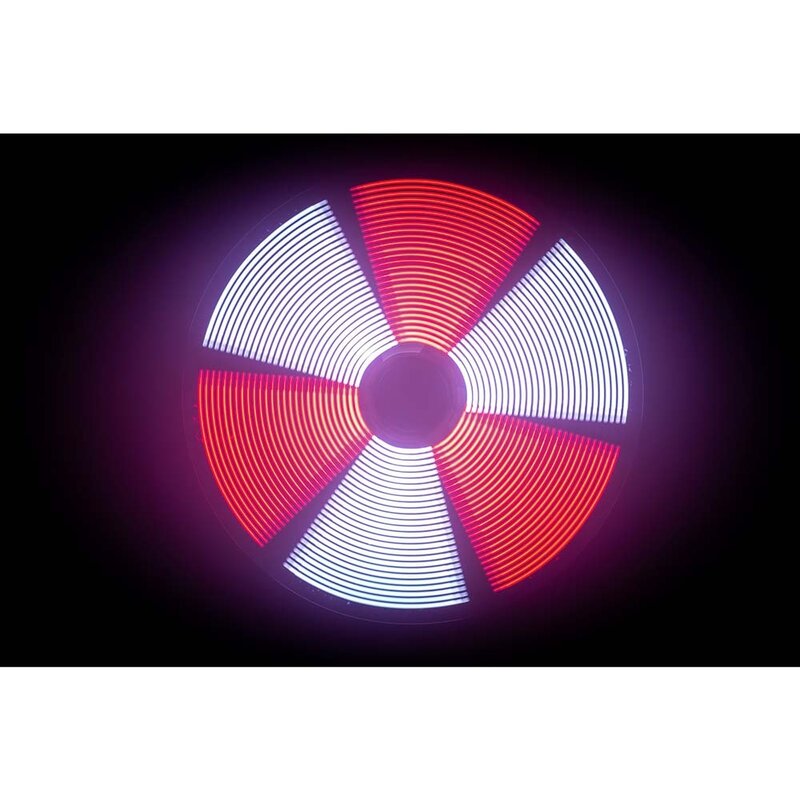 LED FAN RGB ventilator met lichteffecten 100W