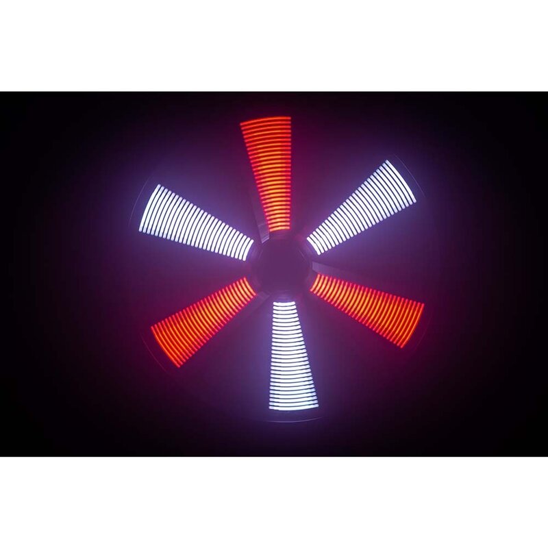 LED FAN RGB ventilator met lichteffecten 100W