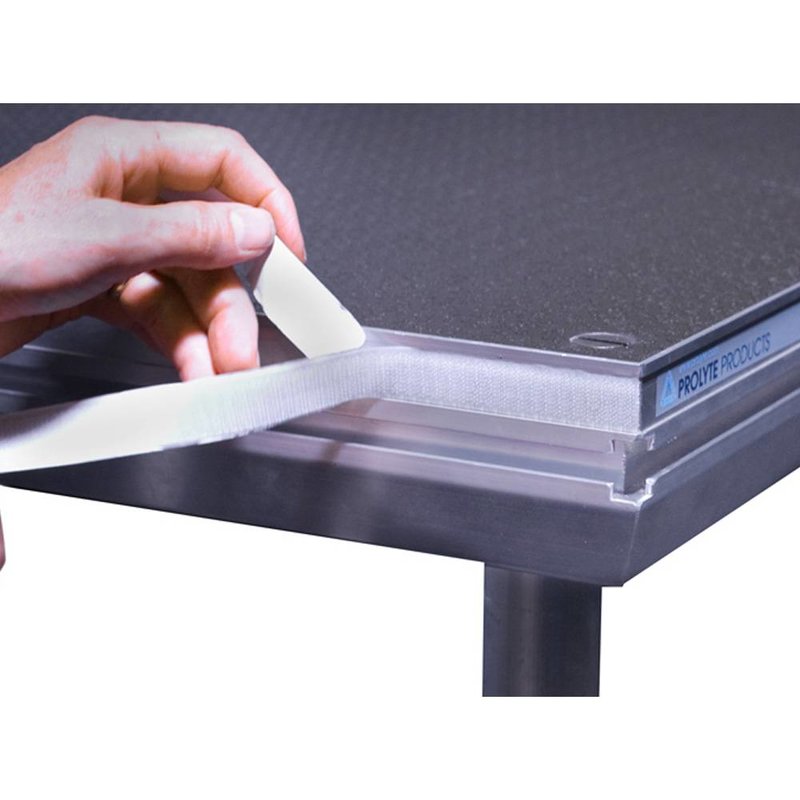 Klittenband 6m x20mm zelfklevend grijs